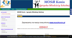 Desktop Screenshot of mos.konet.pl