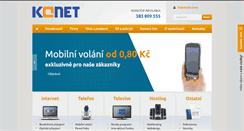 Desktop Screenshot of konet.cz